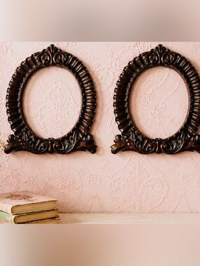 Hand-Carved Oak Picture Frame From France, Circa 1900 11x14"
